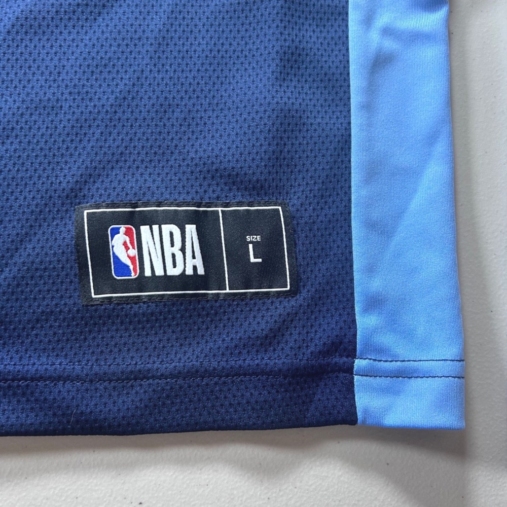 NWOT NBA TX3 Cool Mens Large Navy Blue Light Blue Basketball Tank Top Jersey Gym - Picture 5 of 6